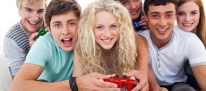 Une-cité-du-jeu-vidéo-en-cours-de-téléchargement