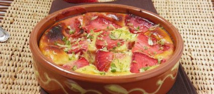 Gratin de fraises et citron vert
